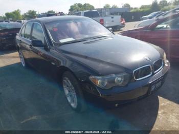  Salvage BMW 7 Series