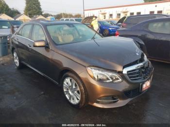  Salvage Mercedes-Benz E-Class