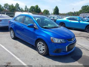  Salvage Chevrolet Sonic