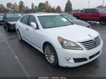  Salvage Hyundai Equus