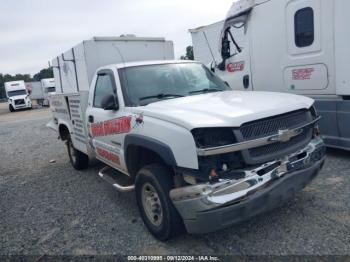  Salvage Chevrolet Silverado 2500