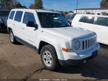  Salvage Jeep Patriot