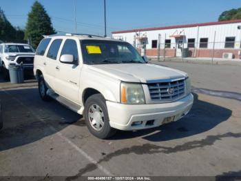  Salvage Cadillac Escalade