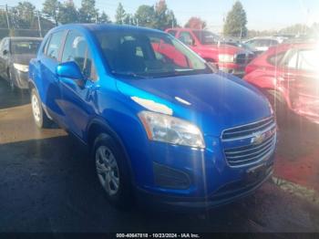  Salvage Chevrolet Trax