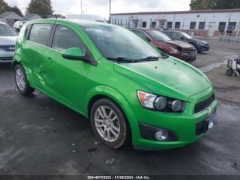  Salvage Chevrolet Sonic