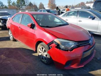  Salvage Toyota Corolla