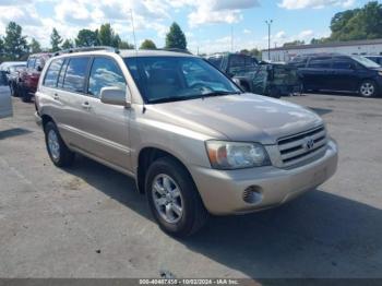  Salvage Toyota Highlander