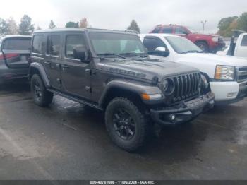  Salvage Jeep Wrangler