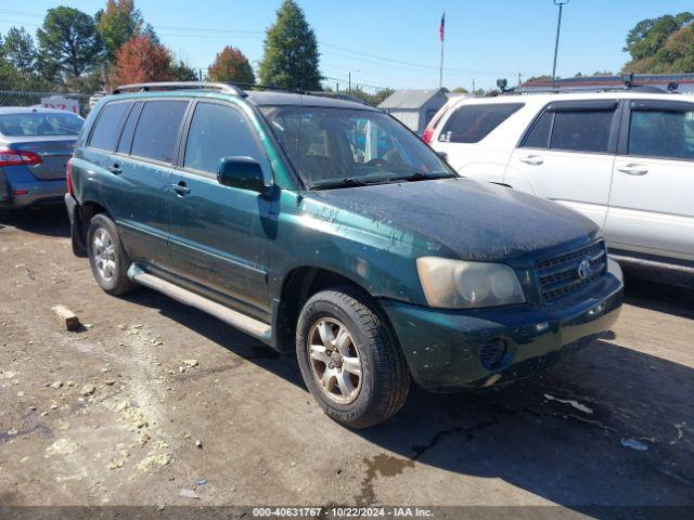  Salvage Toyota Highlander