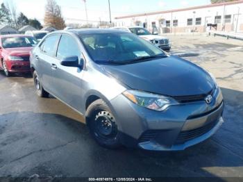  Salvage Toyota Corolla