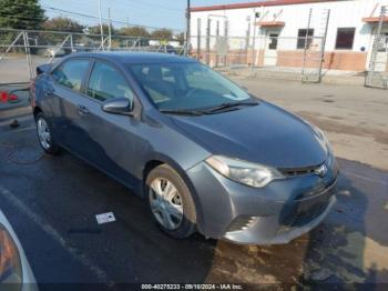  Salvage Toyota Corolla