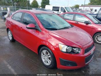  Salvage Chevrolet Sonic