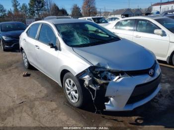  Salvage Toyota Corolla