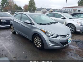  Salvage Hyundai ELANTRA