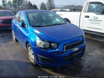  Salvage Chevrolet Sonic