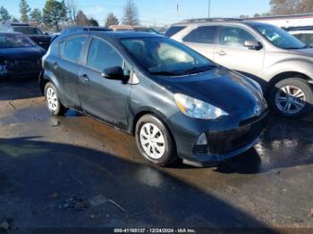  Salvage Toyota Prius c