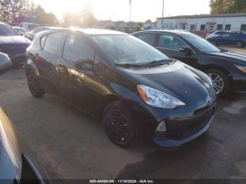  Salvage Toyota Prius c