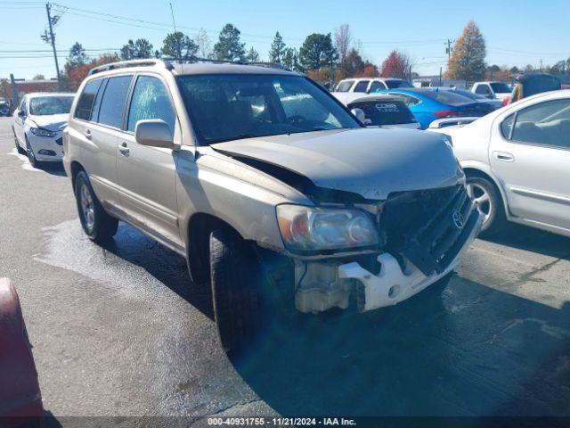  Salvage Toyota Highlander