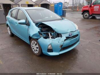  Salvage Toyota Prius c