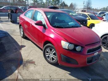  Salvage Chevrolet Sonic