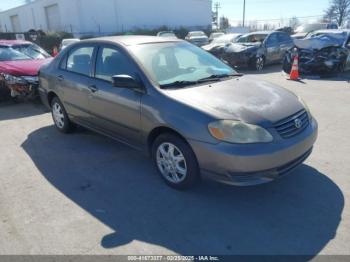  Salvage Toyota Corolla