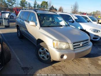  Salvage Toyota Highlander