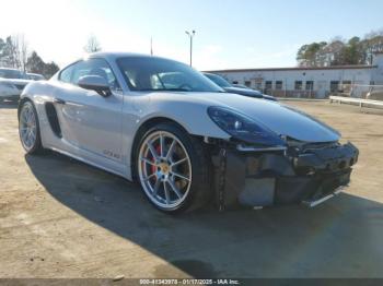  Salvage Porsche 718 Cayman