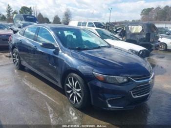  Salvage Chevrolet Malibu