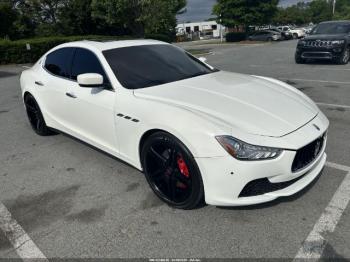  Salvage Maserati Ghibli