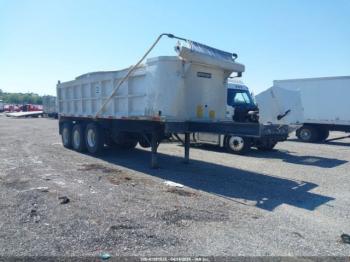  Salvage Montone Semi Dump Trailer