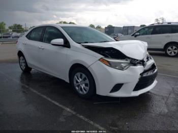  Salvage Toyota Corolla