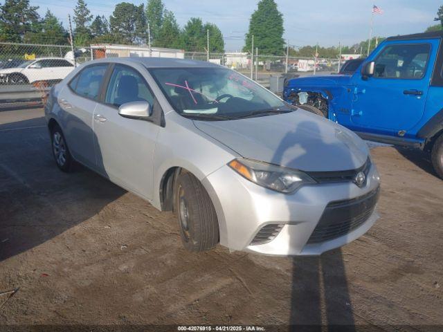  Salvage Toyota Corolla
