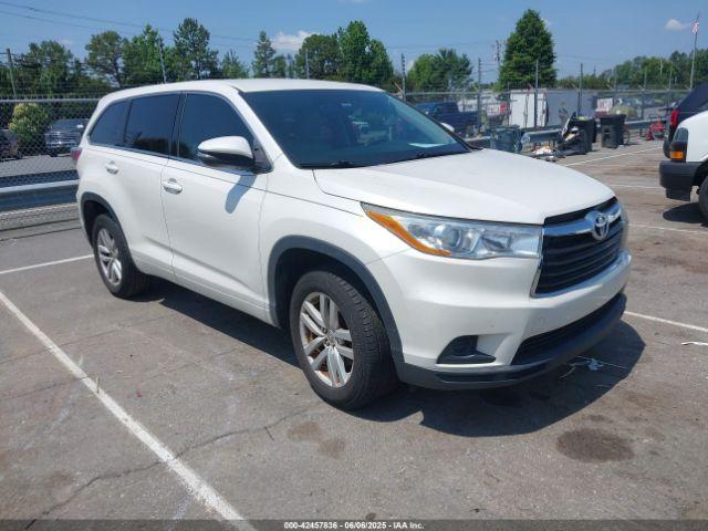  Salvage Toyota Highlander