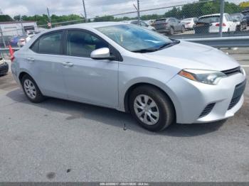 Salvage Toyota Corolla