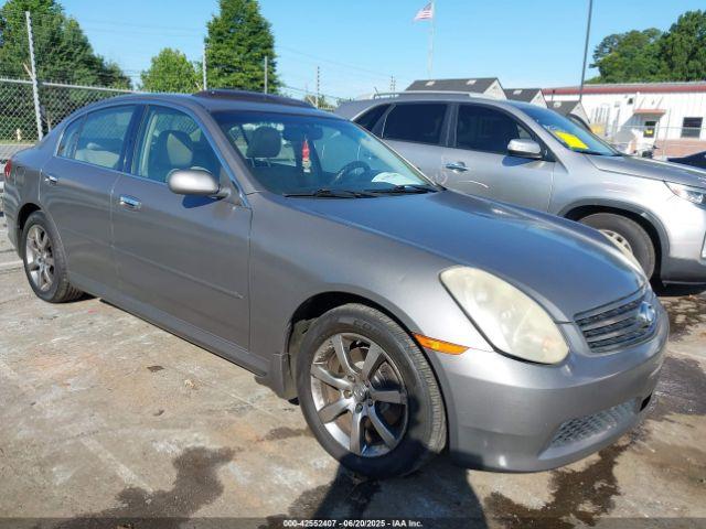  Salvage INFINITI G35x
