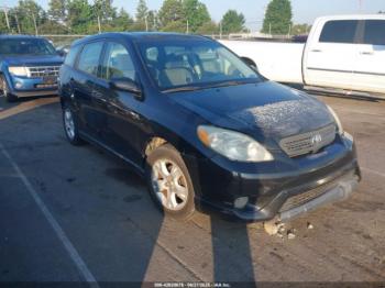  Salvage Toyota Matrix