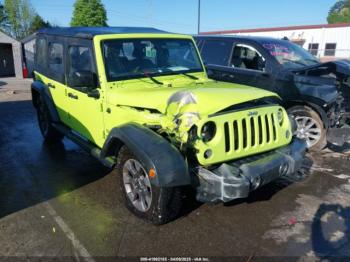  Salvage Jeep Wrangler