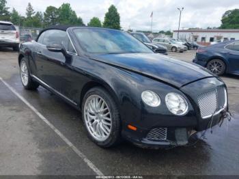  Salvage Bentley Continental Gtc