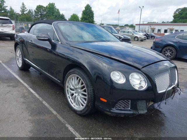  Salvage Bentley Continental Gtc