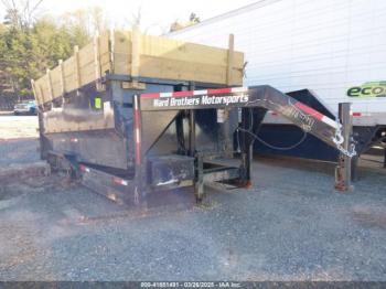  Salvage Texas Pride Trailers 16  Dump Trailer