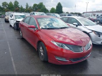  Salvage Lincoln MKZ