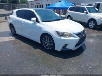  Salvage Lexus Ct