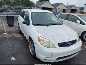  Salvage Toyota Matrix