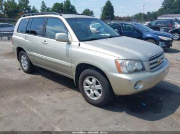  Salvage Toyota Highlander