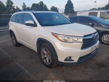  Salvage Toyota Highlander