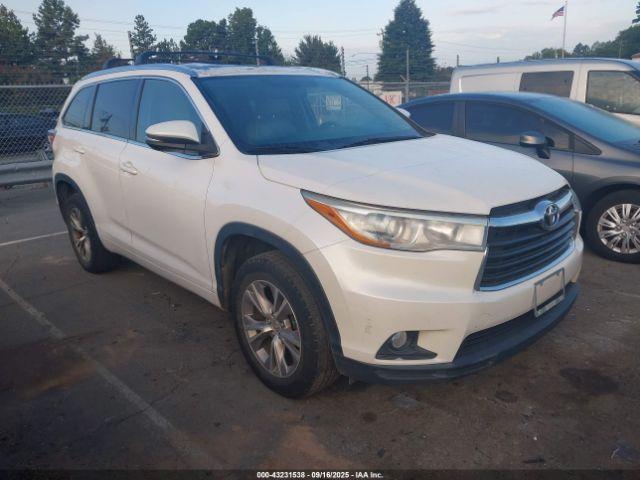 Salvage Toyota Highlander