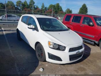  Salvage Chevrolet Sonic