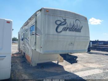  Salvage Cardinal Trailers Camper