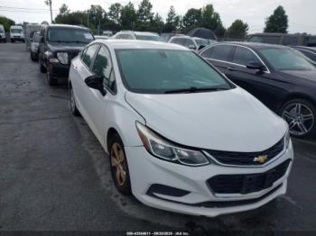  Salvage Chevrolet Cruze