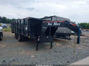  Salvage Trailmaxx Gooseneck Dump Trailer
